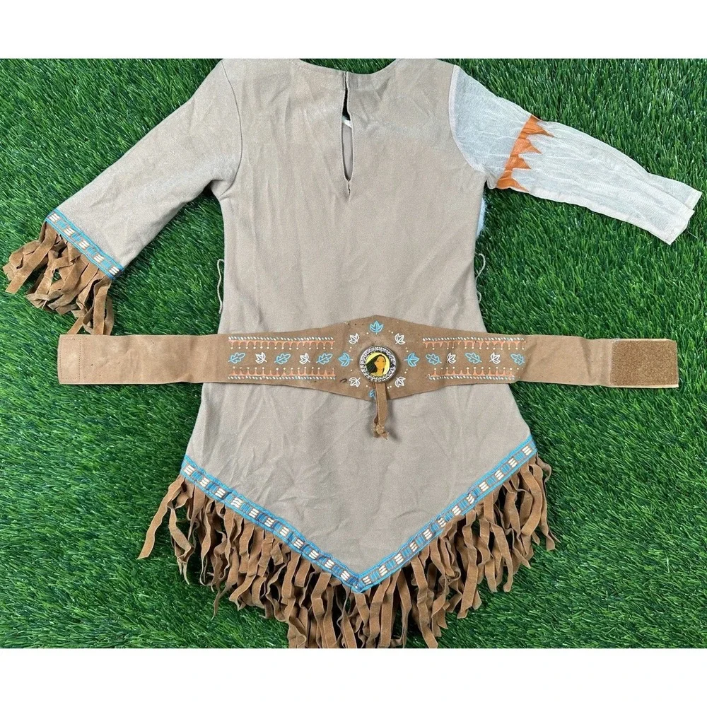 Vintage Disney Store Pocahontas Costume Girls Size XXS 2/3 - Picture 6 of 8